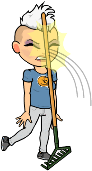 In The Category Of “always Learning The Hard Way ” - Cartoon (594x597)