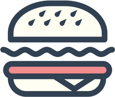Food Icon Png, Png Icons, Cafe Restaurant, Coffee Shop, - Burger Logo Vector Png (512x512)