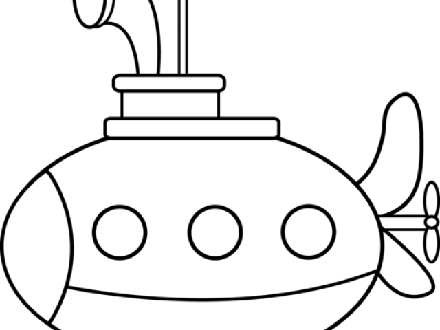 Transportation Clipart Submarine - Clip Art (640x480)