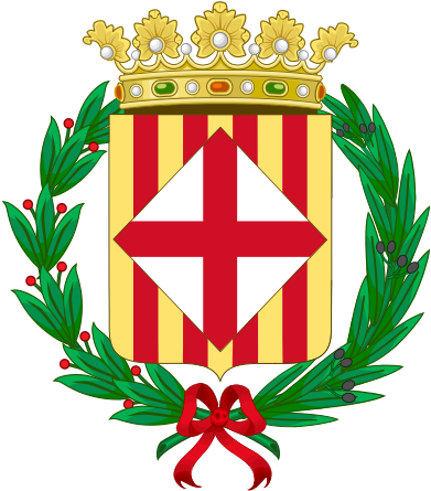 Coat Of Arms Of The Province Of Barcelona - Fc Barcelona Logo 1899 (400x456)