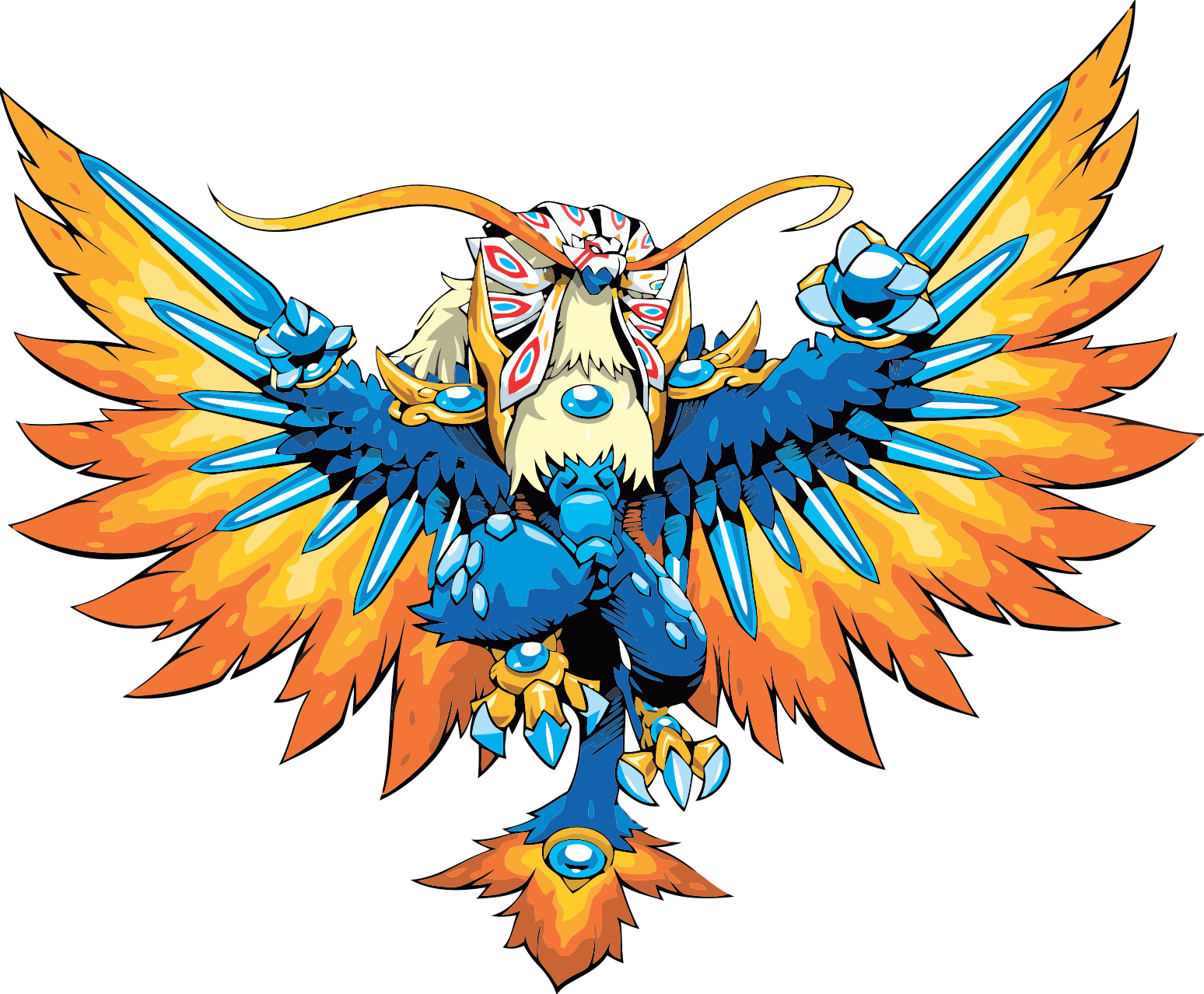 Digimon Clipart Svg - Spectrobes Aoi (1548x1278)