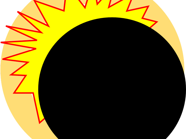 Eclipse Clipart Clip Art - Solar Eclipse Clipart (640x480)