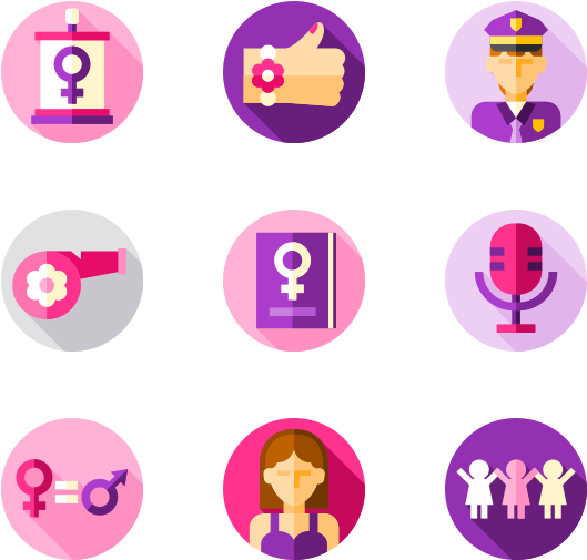 Feminism - Circle (600x564)