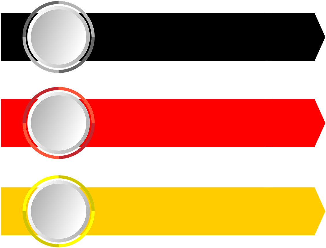 Germany, Arrows Banner Transparent Background Tape - Background Transparent Banner Png (1280x974)