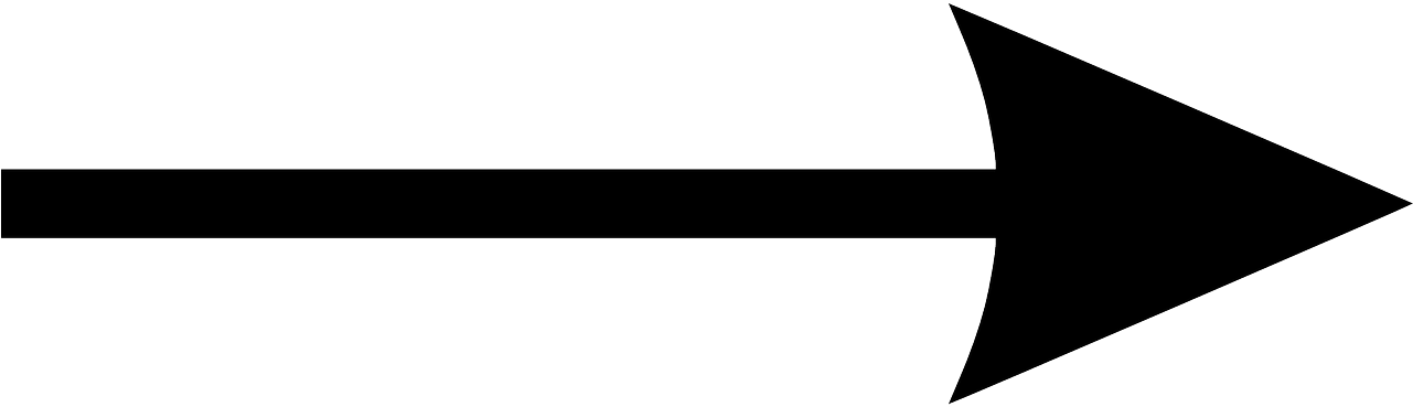 Arrow Black Silhouette - Pfeil Png (1280x640)