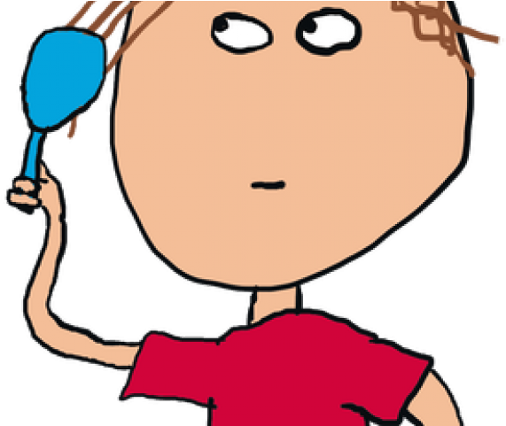 Brush Clipart Hair Clipart Boy - Cartoon (640x480)