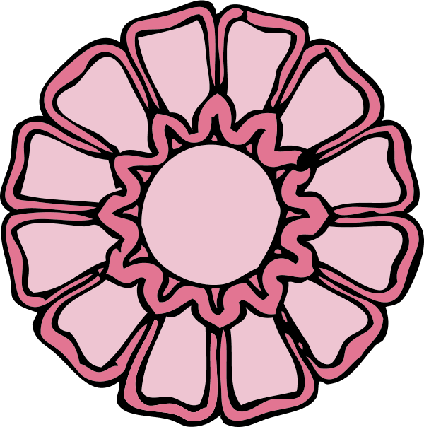 Rosette Template (600x604)