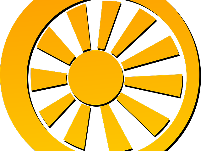 Wheel Clipart Sketch - Sun Clip Art (640x480)