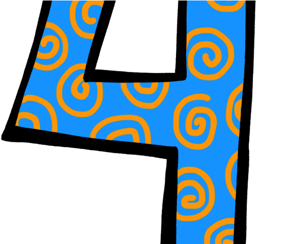Numbers Clipart Four - Four Clipart (640x480)