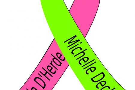 Pin Lime Green Cancer Ribbon Clip Art - Graphic Design (450x300)
