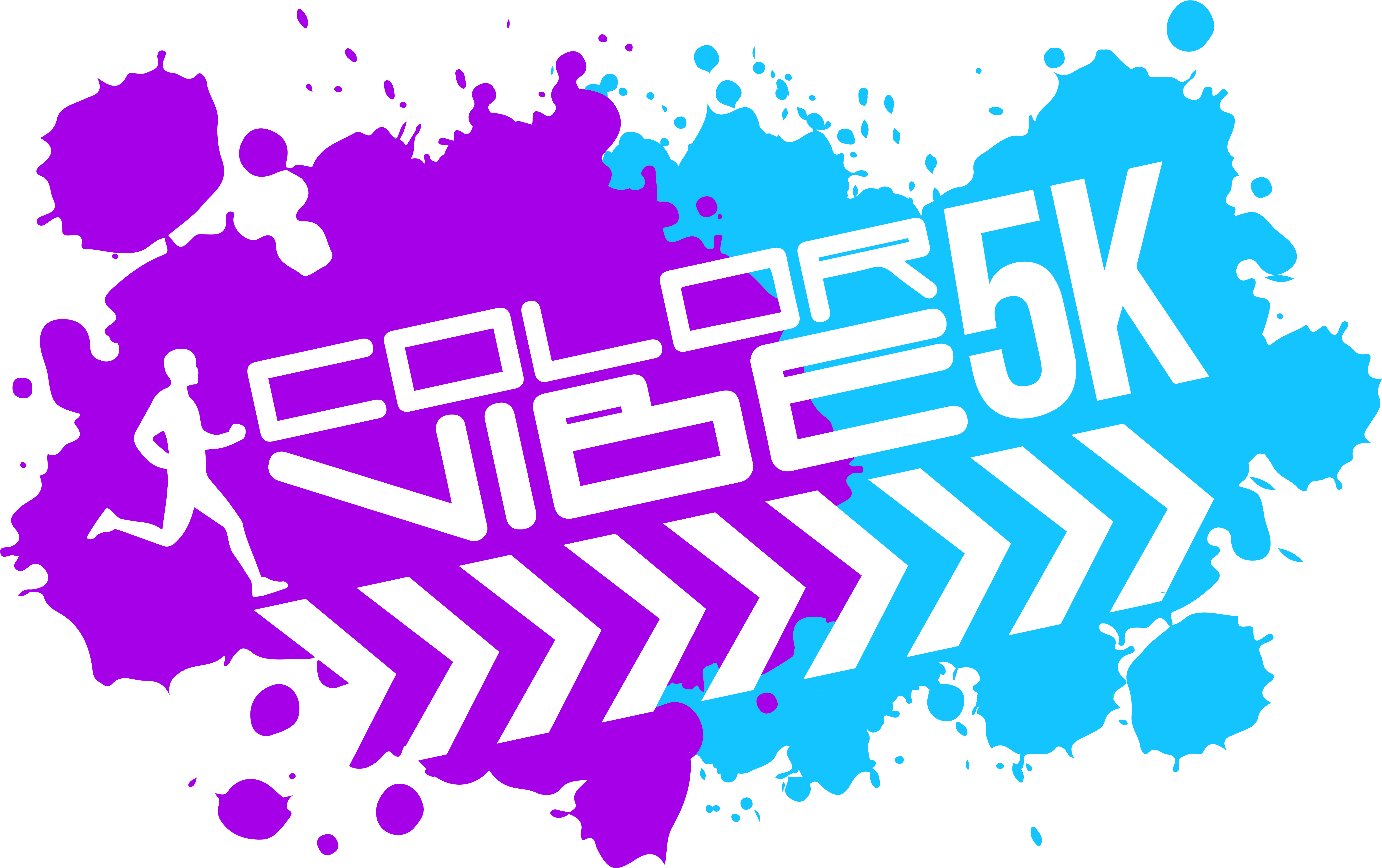 Transform Into A Work Of Art In This 5km Run Mixed - Color Vibe 5k (8000x4000)