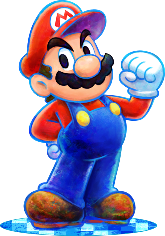 Luigi Clipart Angry - Mario And Luigi Dream Team Mario (536x768)