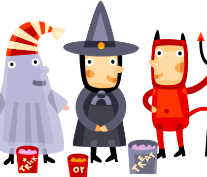 Is It The Most Dangerous Day For Kids - Halloween Costume Contest Clipart (420x360)