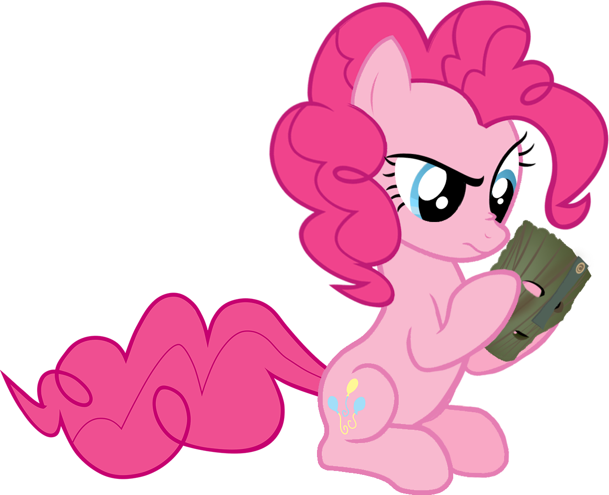 1243 X 1010 1 - Mlp Pinkie Sitting (1243x1010)