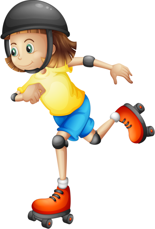 541 X 800 5 - Kids Skating Clipart Png (541x800)
