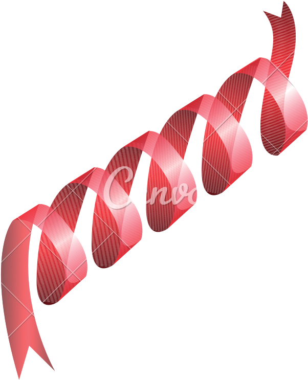 Isolated Curly Ribbon Icon - Graphic Design (800x800)