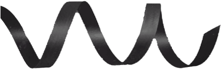 Orange Curly Ribbon Png (450x450)