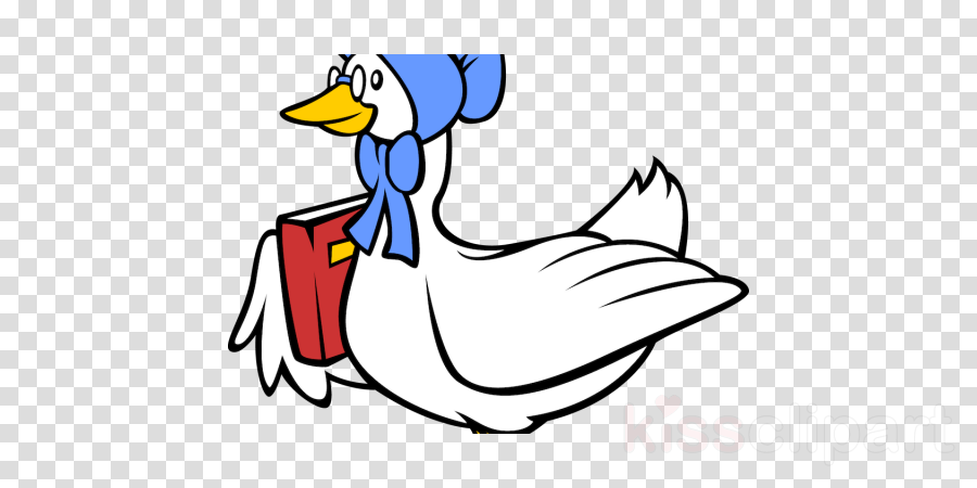 Clip Art Mother Goose Clipart Mother Goose Clip Art - Free Sleeping Cat Clipart (900x450)
