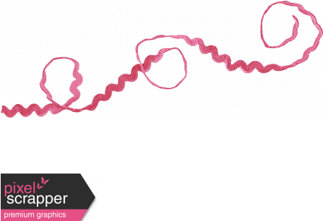 Pink Velvet Ricrac Ribbons Kit - Forever Friends Word Art (456x456)