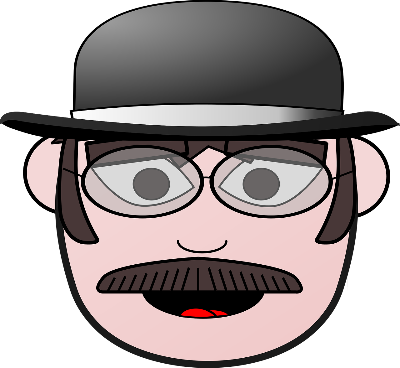 Medium Image - Insan Kafası Png (1280x1175)