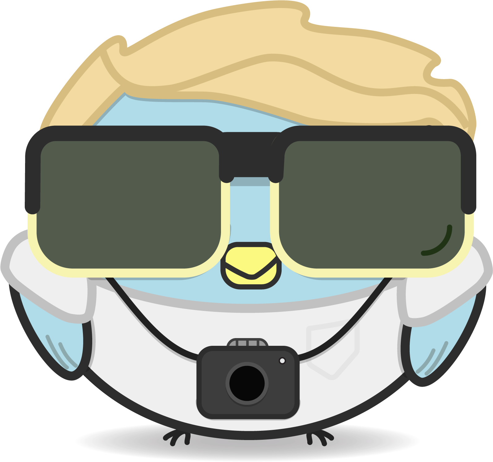 Critters, Logos And Business Cards For A Bird Conservationist - Cartoon (1671x1625)