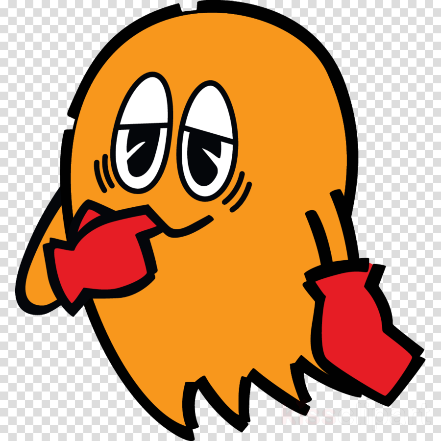 Clyde Pac Man Clipart Ms - Clip Art Calculation (900x900)