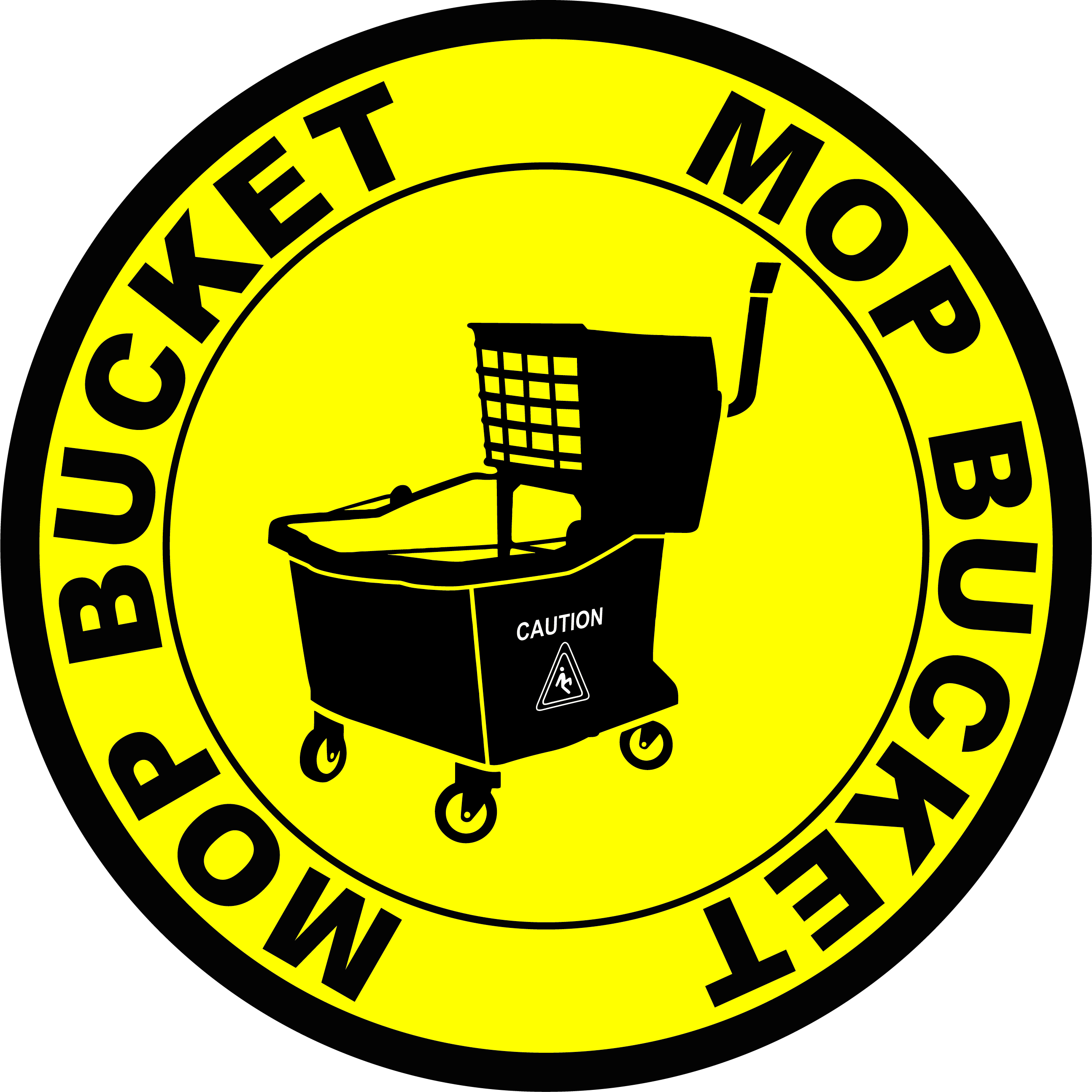Mop Bucket Floor Mark - Circle (2589x2588)