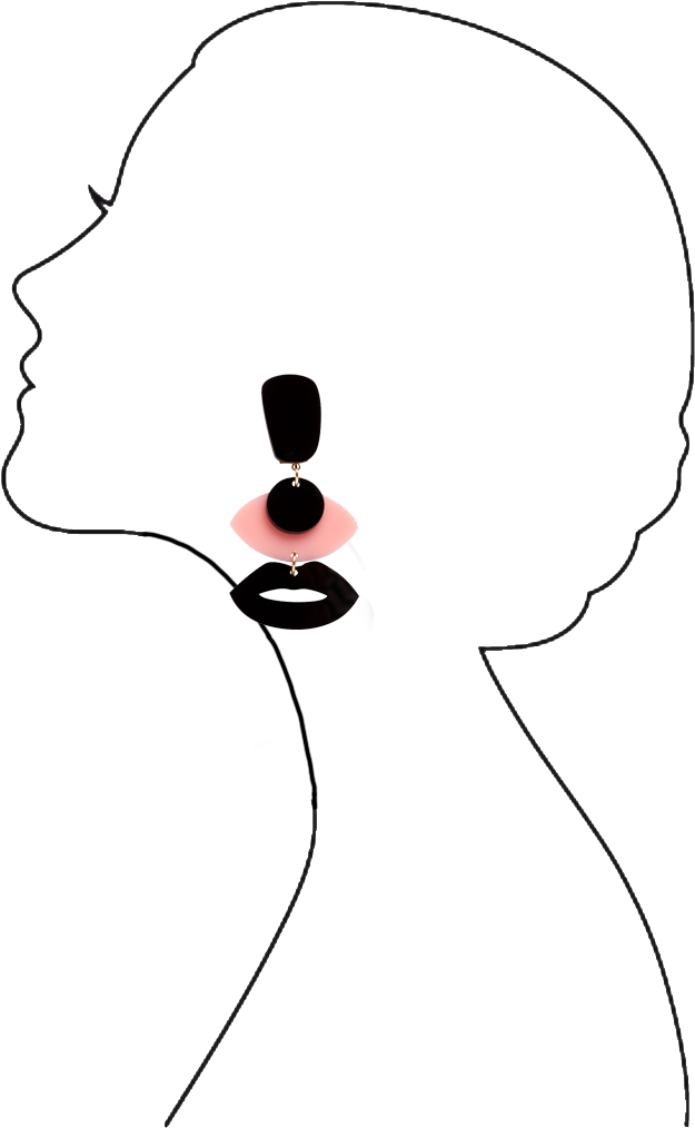 Maxi Earrings - Sketch (1142x1142)