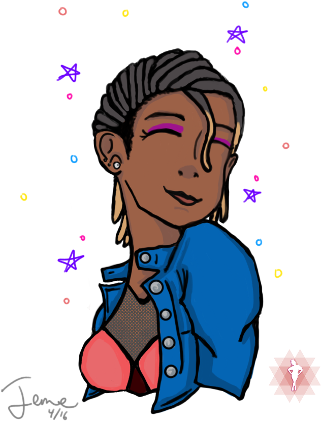 Martine On The Scene - Cartoon (720x900)