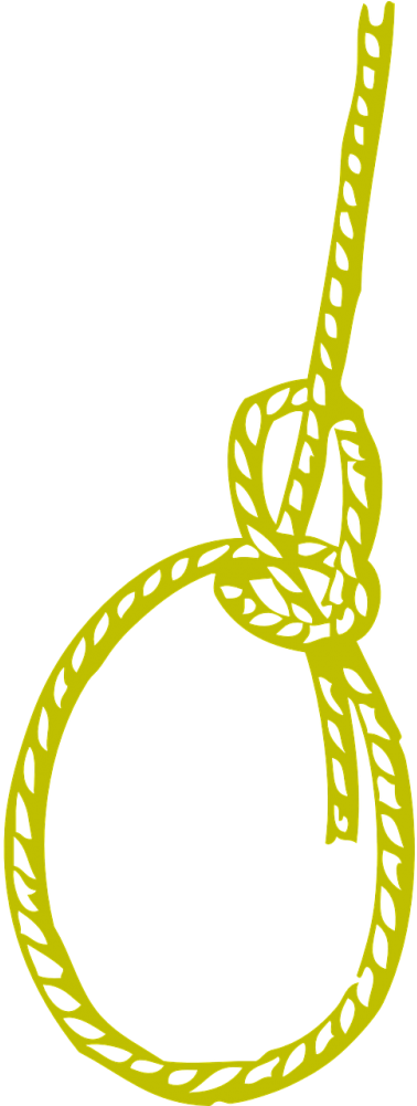 Knot,yellow,rope,cleat - Cartoon Rope Knot Png (500x1000)