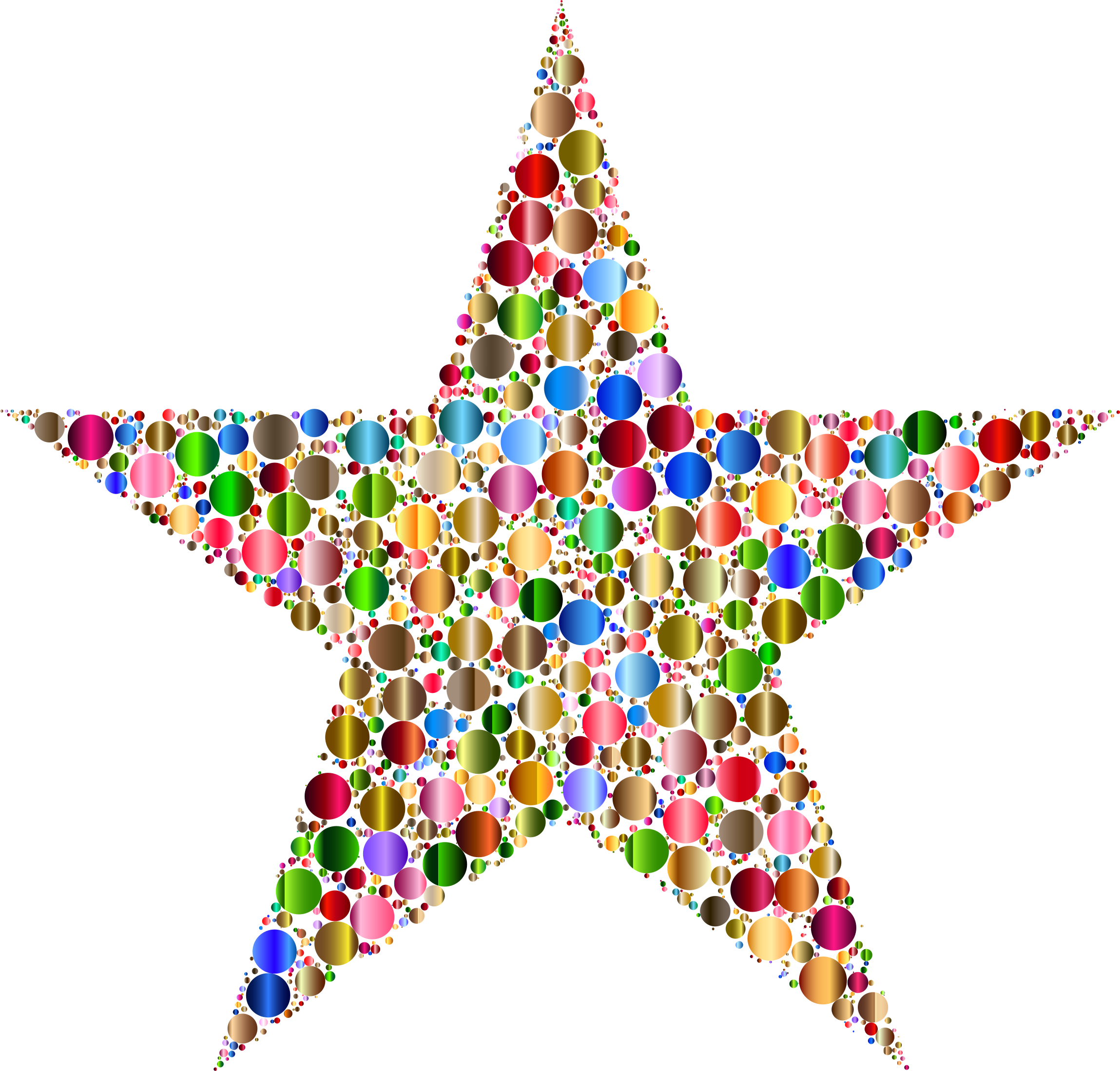 Circles Star Big Image Png Ⓒ - Star With No Background (2298x2198)