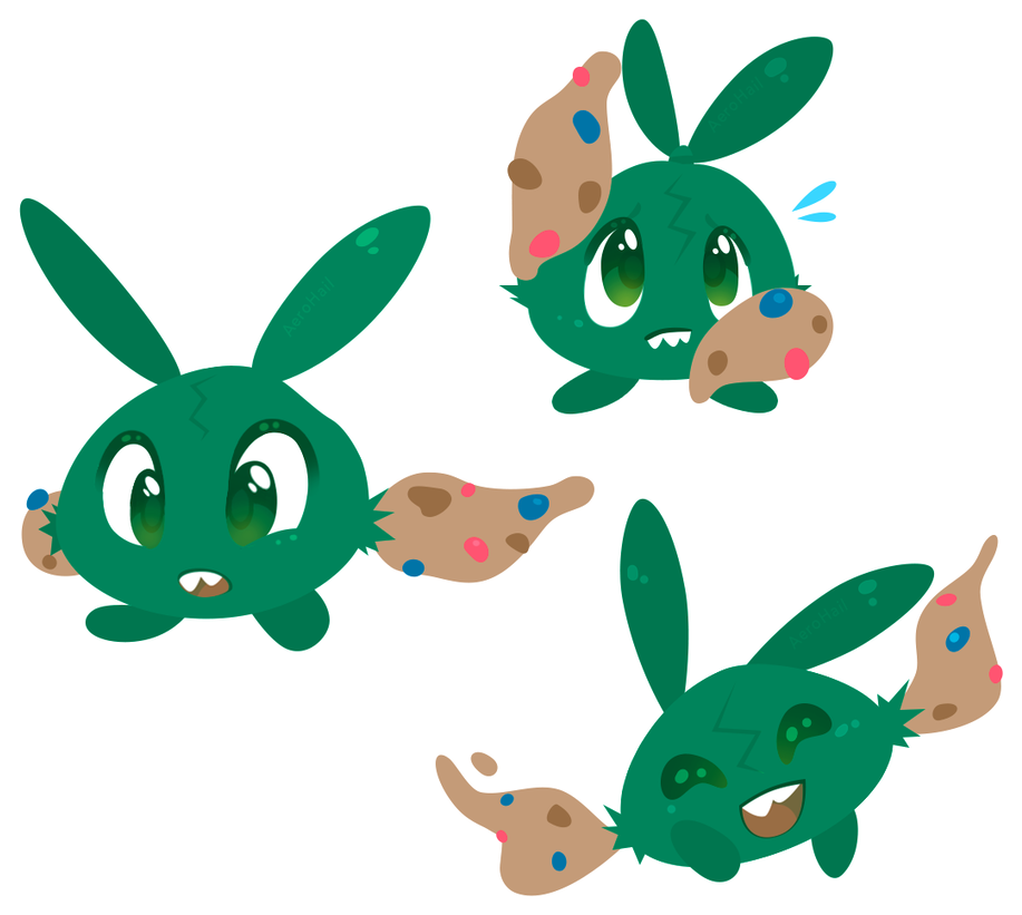 Trash Bunny By Aer0hail - Cartoon (943x847)