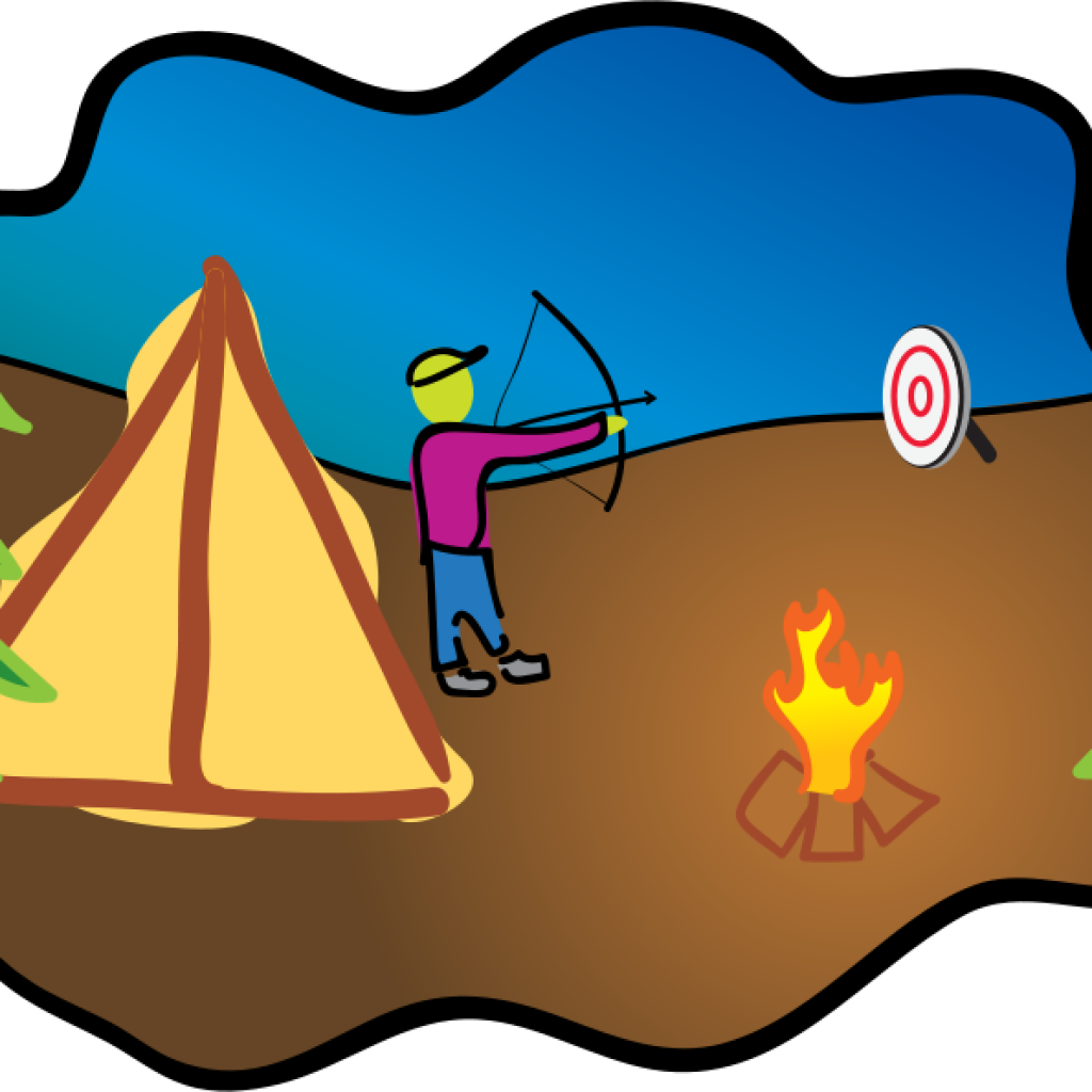 Free Clipart Camping Free Clipart Happy Camping Archery - Camping Clip Art (1024x1024)