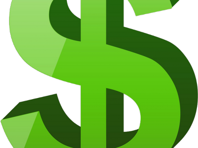 Cash Clipart Dollar Sign - Dollar Sign Png Clipart (640x480)