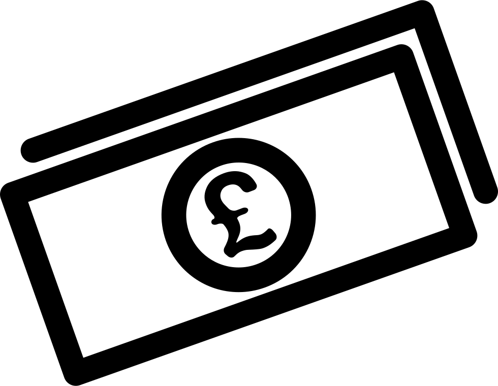 Pound Bills Comments - Pounds Icon Png (980x760)