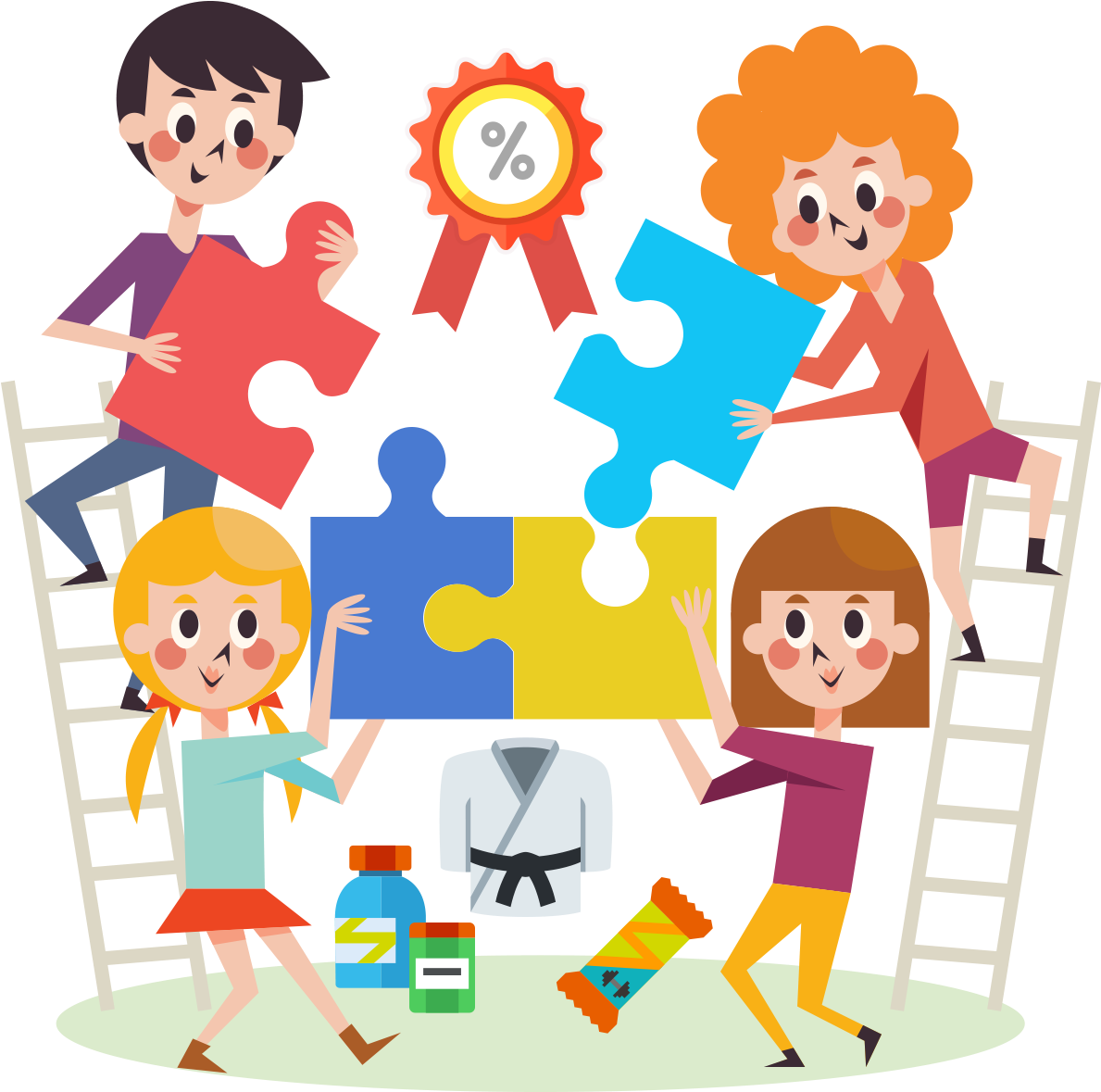 Partners - 合作 卡通 (1220x1200)