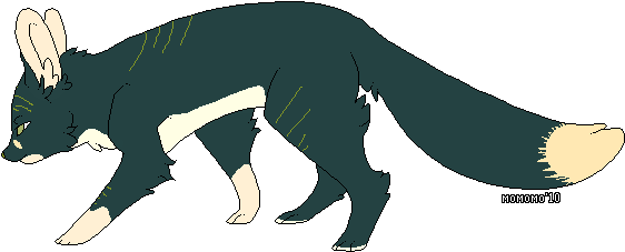 [grab Bag Adopt] Dark Fennec [crystallineinfurno] By - Illustration (600x300)