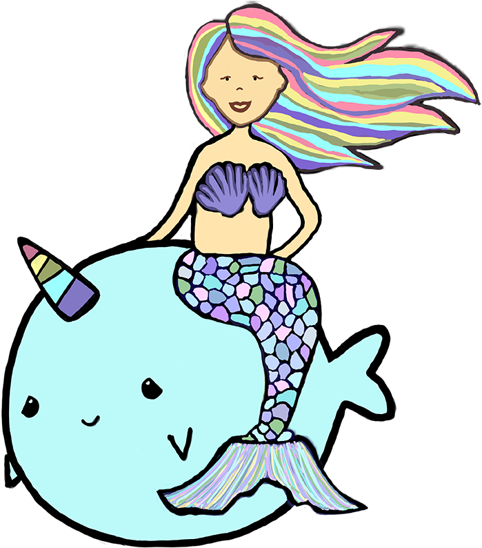 Narwhal And Mermaid (1080x972)