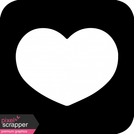 Grab Bag 7 Square Heart Template Graphic By Marisa - Heart (456x456)