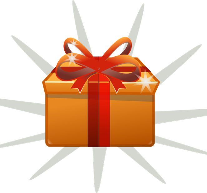 Amazon Donates - Christmas Gift Box Animated (663x620)