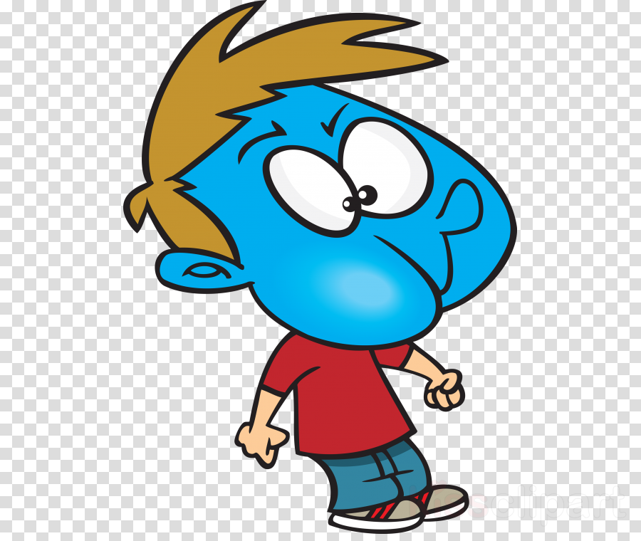 Holding Breath Blue Face Clipart Breathing Respiration - Holding Breath Blue Face Clipart Breathing Respiration (900x760)