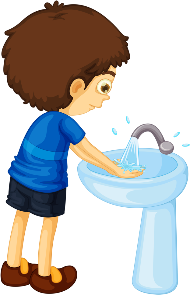 Banheiro & Banho E Etc - Tirer La Chasse D Eau Clipart (664x1024)