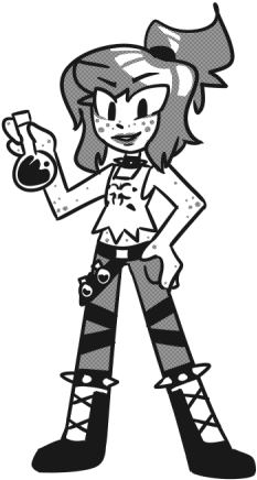 Inktober Day - Cartoon (400x479)