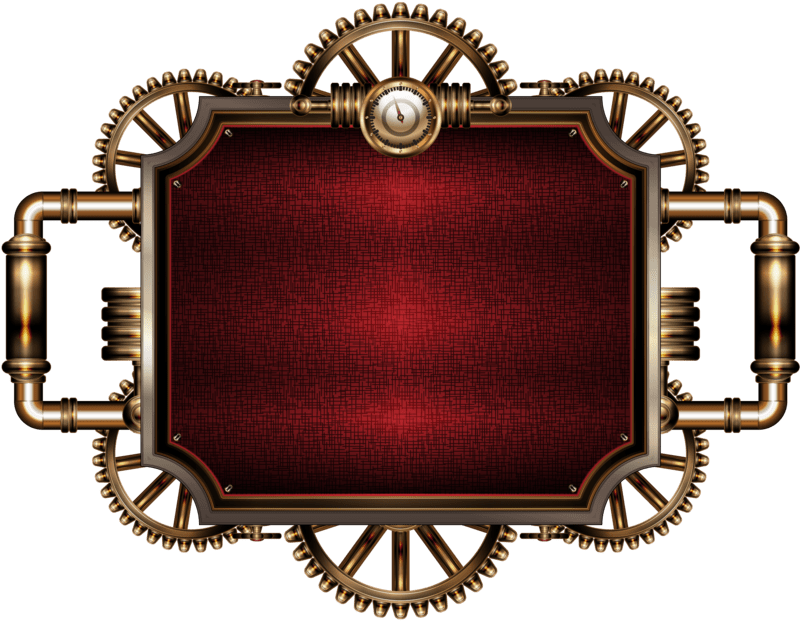 Frame Clipart Steampunk - Steampunk Frame Png (900x900)