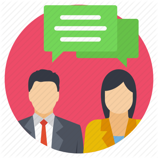 512 X 512 5 - Two People Talking Icon Png (512x512)