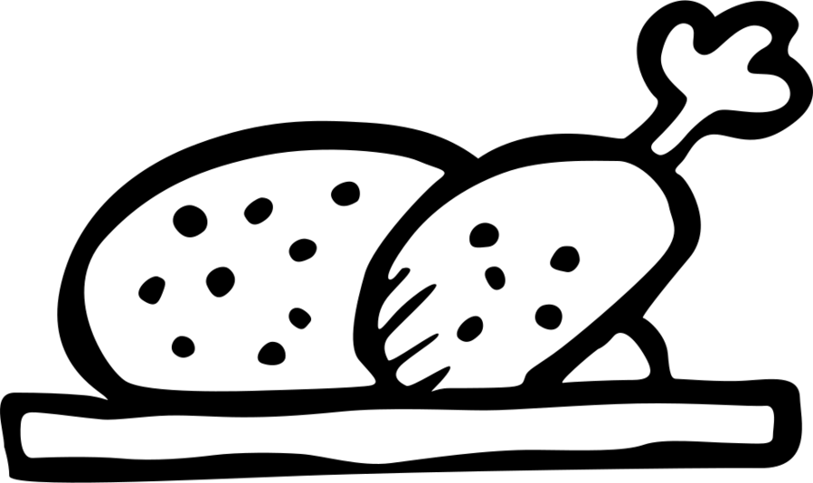 Chicken As Food Clipart Chicken As Food Yakiniku - Chicken (899x534)