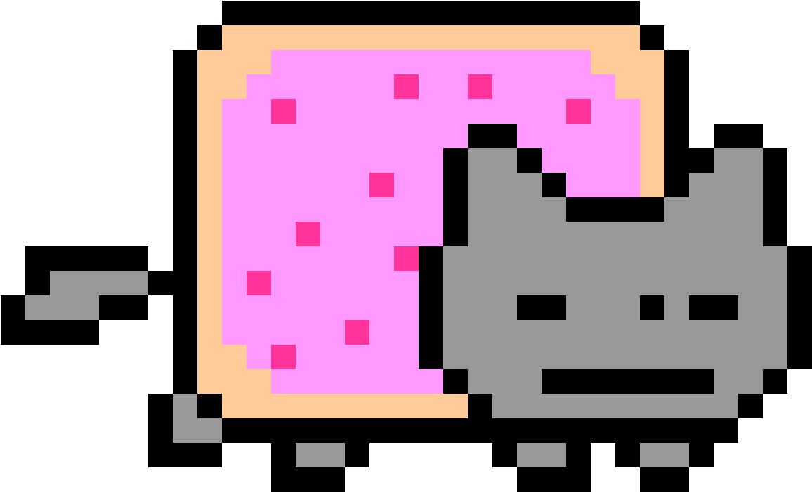 Nyan Cat Sad - Nyan Cat Png (1190x1120)