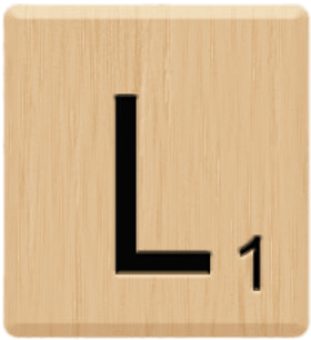 Scrabble Tile L - L Scrabble Piece Png (400x400)