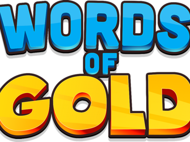 Scrabble Clipart Time Word - Golden Words Clipart (640x480)