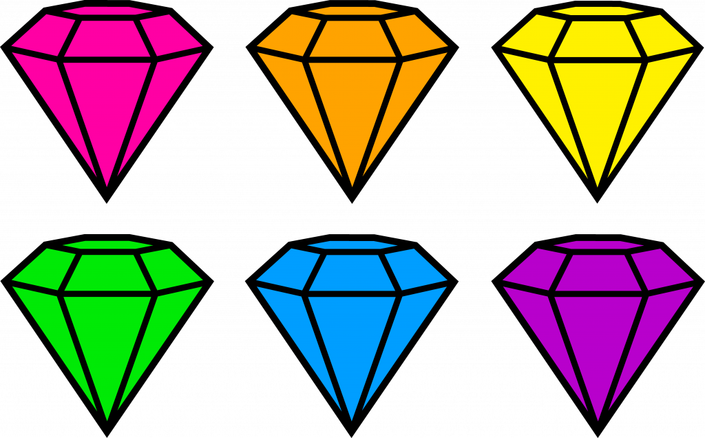 Cheerful Jewel Clipart Clip Art At Clker Com Vector - Diamant Cartoon (1024x636)
